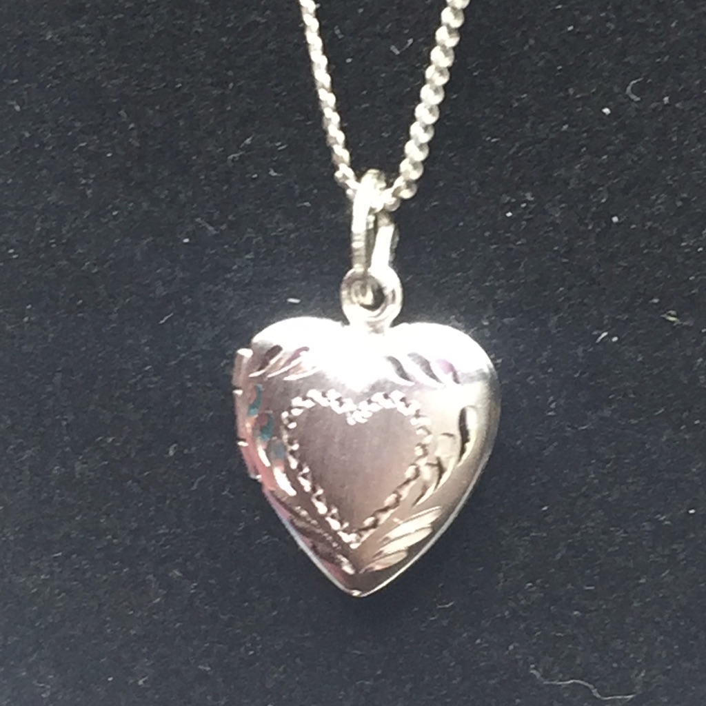 Beau B Sterling Heart Locket